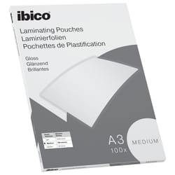 Ibico Basics Medium A3 Laminating Pouches