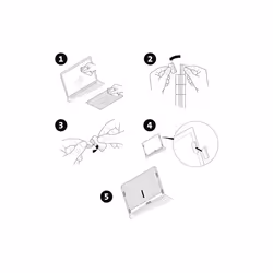 Kensington Privacy Screen Filter 2-Way Removable for Surface Laptop 3 13.5" - Additional view 6