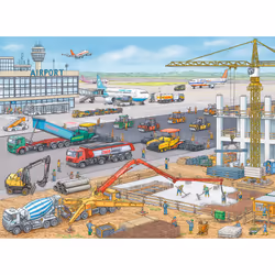 Ravensburger Construction at the Airport, 100 pc(s), Vehicles, 6 yr(s)