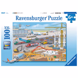 Ravensburger Construction at the Airport Jigsaw puzzle 100 pc(s) Vehicles