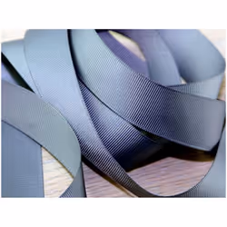 Prym 16mm Ribbed Polyester Tape Grey - per metre