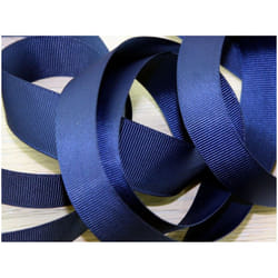 Prym 16mm Ribbed Polyester Tape Dark Blue - per metre