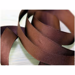 Prym 38mm Ribbed Polyester Tape Brown - per metre