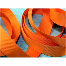 Prym 38mm Ribbed Polyester Tape Orange - per metre
