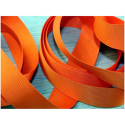 Prym 38mm Ribbed Polyester Tape Orange - per metre