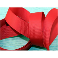 Prym 38mm Ribbed Polyester Tape Red - per metre