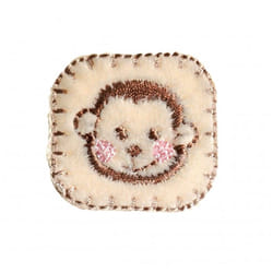 Prym Patch Motif Monkeys Head - per pack of 2