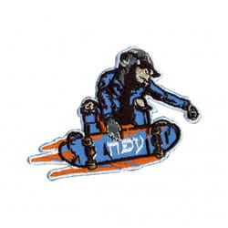 Prym Patch Motif Monkey With Skateboard - each