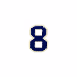 Prym Patch Motif Number Blue Number 8 - each