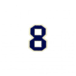 Prym Patch Motif Number  Blue Number 8 - each