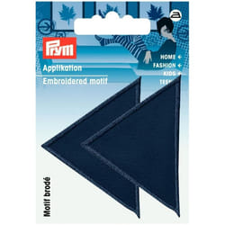 Prym Triangular Patch Motif  Large - Dark Blue - per pack of 2