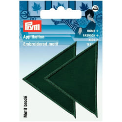 Prym Triangular Patch Motif  Large - Dark Green - per pack of 2