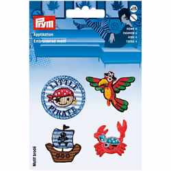 Prym Patch Motif Pirates - per pack of 4