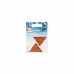 Prym Patch Motif Faux Leather Triangles  Camel - per pack of 2