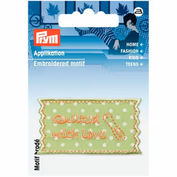 Prym Patch Motif Handmade  Light Green - each