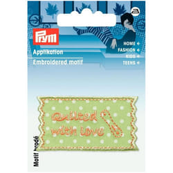 Prym Patch Motif Handmade  Light Green - each