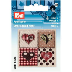 Prym Patch Motif Handmade  Brown & Beige - each