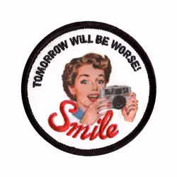 Prym Patch Motif Retro Happy Face - each