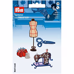 Prym Patch Motif Sewing Studio - per pack of 4