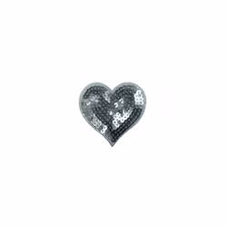 Prym Patch Motif Sequin Heart - each