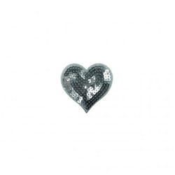 Prym Patch Motif Sequin Heart - each