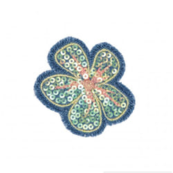 Prym Patch Motif Denim Flower - each