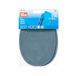 Prym Imitation Suede Elbow Patches Medium Blue - per pack of 2