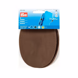 Prym Imitation Suede Elbow Patches Medium Brown - per pack of 2