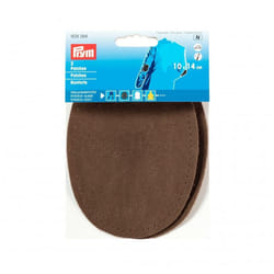 Prym Imitation Suede Elbow Patches  Medium Brown - per pack of 2