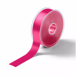 Prym Satin Ribbon Pink - 25mm - per metre