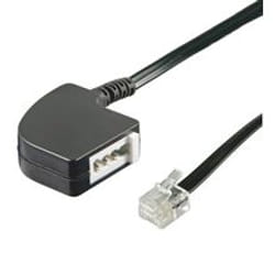 Goobay RJ-11/TAE F Adapter Black