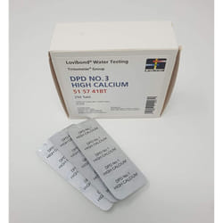 Accurate Water Analysis Testing DPD No.3 High Calcium 250 Tablets Blister Pack