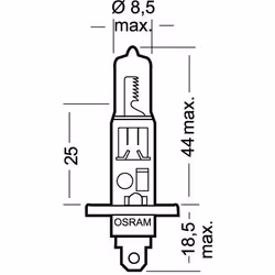 Osram 64150-01B halogen bulb 55 W - Additional view 2