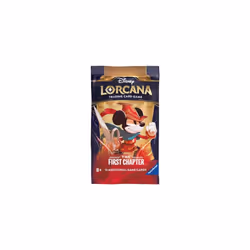 11098171 Disney Lorcana TCG Trading Cards Game for Adults and Kids Age 8 Years Up-Single Booster Pack, White, Standard Size