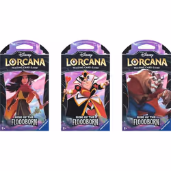 Ravensburger Disney Lorcana: Rise of the Floodborn TCG 24 Count Display for Ages 8 and Up, Cartoon, Multicolour, 8 yr(s)
