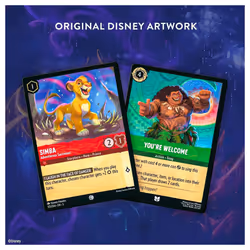 Disney Lorcana Trading Card Game - Starter Deck - Set 5 (Emerald & Steel)