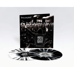 Discharge 'Protest And Survive - The Anthology' 2LP White Black Splatter Vinyl