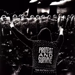 Discharge 'Protest And Survive - The Anthology' 2LP White Black Splatter Vinyl
