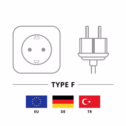 Goobay IEC Cord, 2 m, Black
