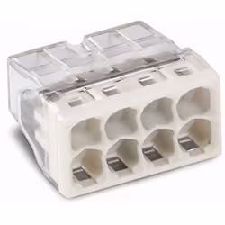 Wago 2273-208, Pin header, Straight, Female, 450 V, Junction box, 50 pc(s)