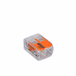 Wago 221-412 wire connector Cage Clamp Orange, Transparent
