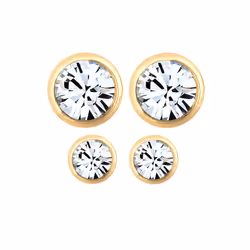 Elli by Julie & Grace 4050878532734 earring Stud earrings Sterling silver Gold