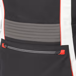 Büse Linda Ladies Motorcycle Textile Jacket, black-grey-red, Size 50 for Women - Additional view 3