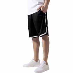 Urban Classics TB243 Tap trousers/shorts Male Black, White