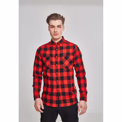 Urban Classics Checked Flanell Shirt Long sleeve Cotton