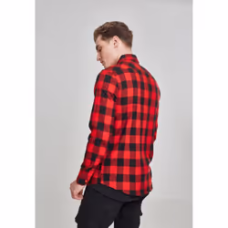 Urban Classics Checked Flanell Shirt Long sleeve Cotton - Additional view 4