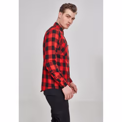 Urban Classics Checked Flanell Shirt Long sleeve Cotton - Additional view 6