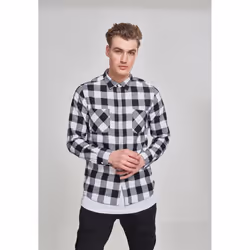 Urban Classics Checked Flanell Shirt Long sleeve Cotton