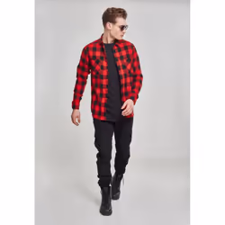 Urban Classics Checked Flanell Shirt Long sleeve Cotton - Additional view 7