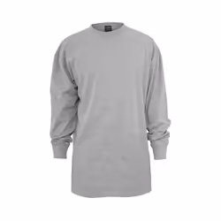 Urban Classics Tall Tee L/S, T-shirt, Adult, Male, Grey, Monochromatic, 5XL